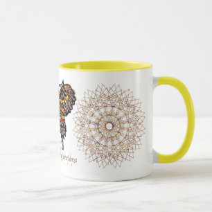 Taza de la mariposa de noviembre Birthstone