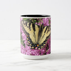 Taza de la mariposa de Swallowtail del tigre