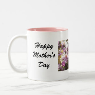 Taza de la mariposa del día de madre