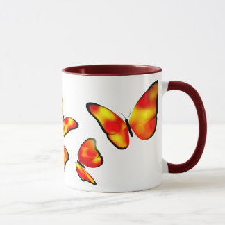 Taza de la mariposa del faetón