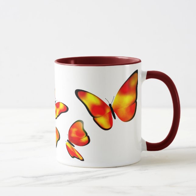 Taza de la mariposa del faetón (Derecha)