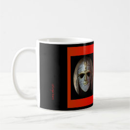 Taza de la máscara del guerrero - modifique para