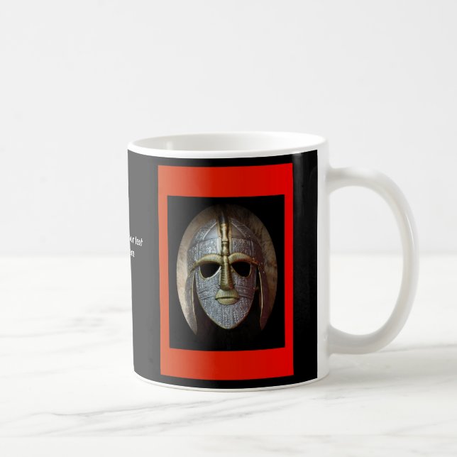 Taza de la máscara del guerrero - modifique para (Derecha)