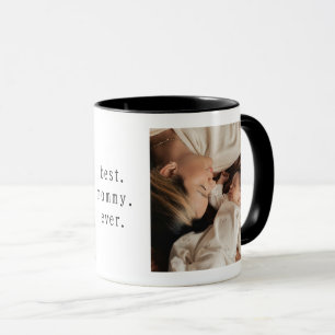 Taza de la Mejor Mamá del Mundo con Dos Fotos