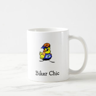 Taza de la moda del motorista