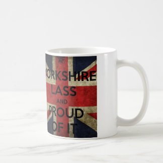 Taza de la muchacha de Yorkshire