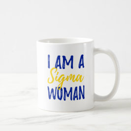 Taza de la mujer de la sigma