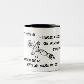 Taza de la muñeca del vudú de la conciencia del