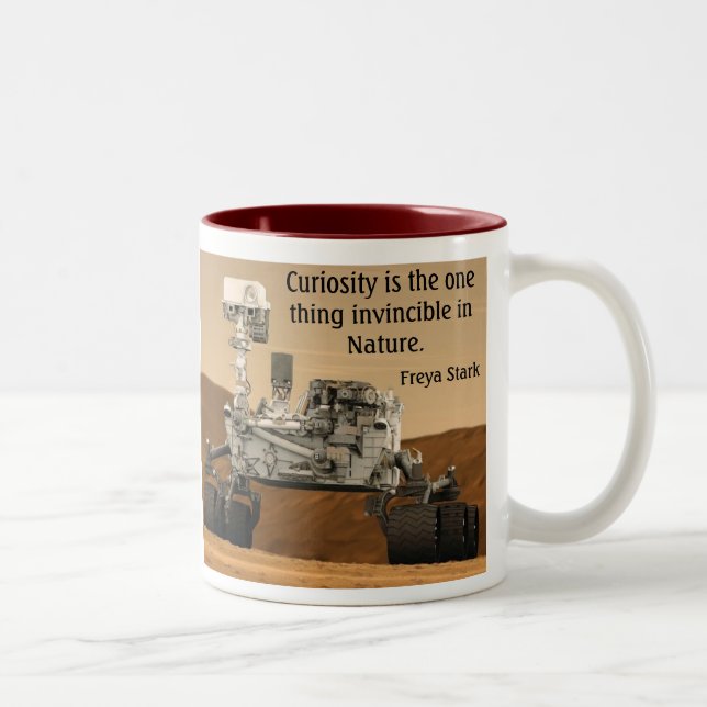 Taza de la NASA de Marte Rover de la curiosidad (Derecha)