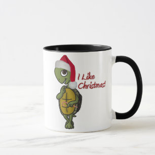 Taza de la Navidad-Tortuga