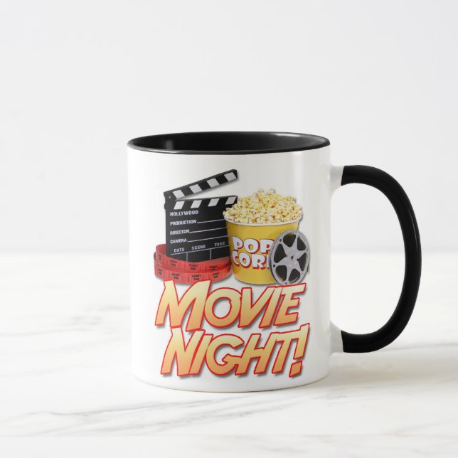 Taza de la NOCHE de PELÍCULA (Derecha)