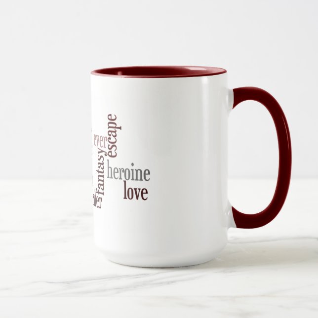 Taza de la novela romántica (Derecha)