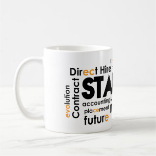 Taza de la nube de la palabra