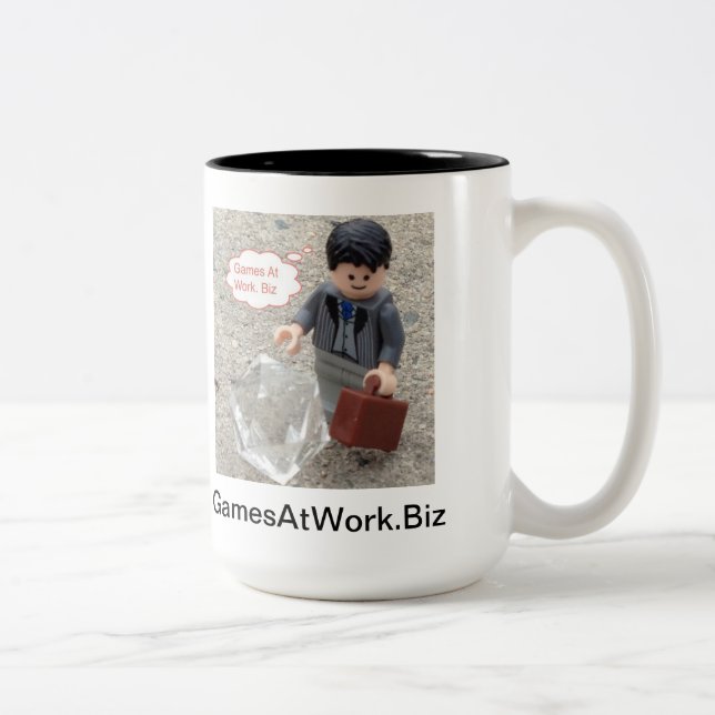 Taza de la obra clásica de GamesAtWork.Biz (Derecha)