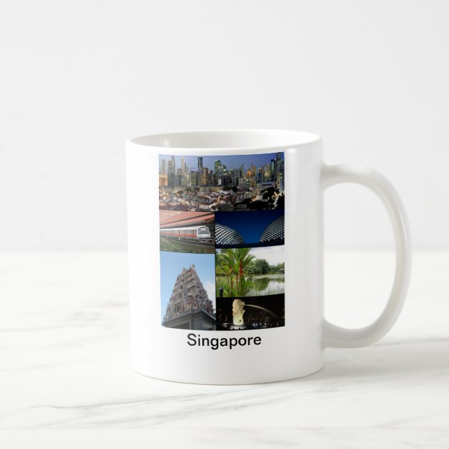 Taza de la obra clásica de Singapur (Derecha)