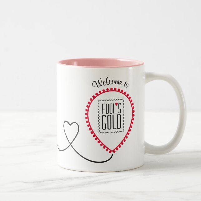 Taza de la oficina del festival del oro del tonto (Derecha)