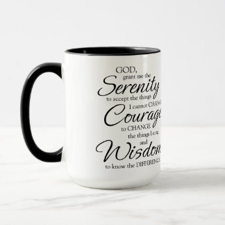 Taza de la Oración de Serenidad