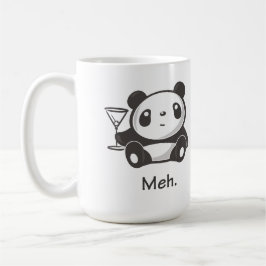 Taza de la panda de Meh