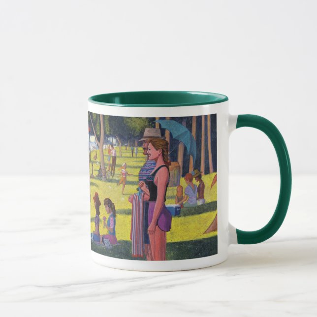 Taza de la parodia de Seurat (Derecha)