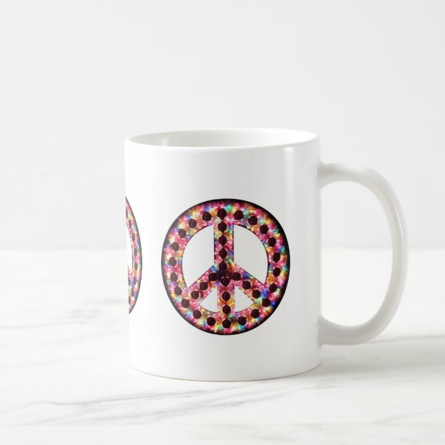 taza de la paz de 5 colores (Derecha)