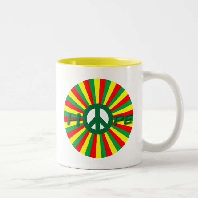 Taza de la paz de la esperanza (Derecha)