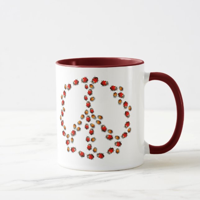 Taza de la paz de la mariquita (Derecha)