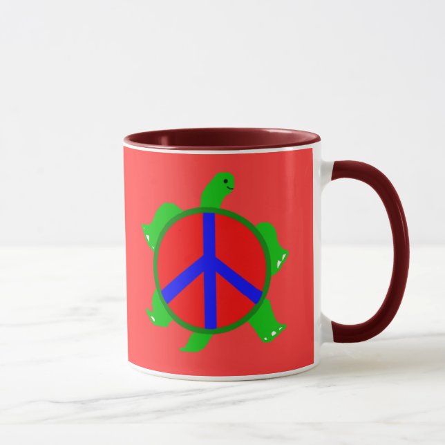 Taza de la paz de la tortuga (Derecha)