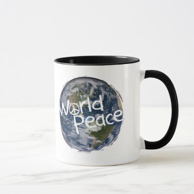 Taza de la paz de mundo (Derecha)