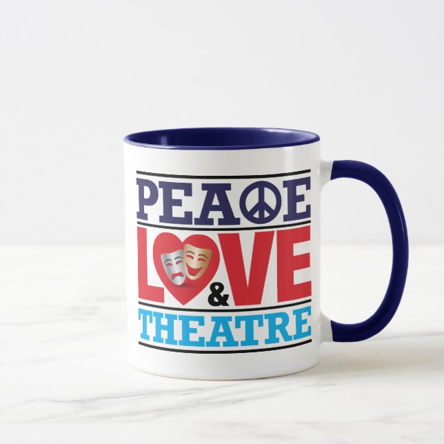 Taza de la paz, del amor y del teatro (Derecha)