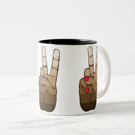 Taza de la paz y del amor
