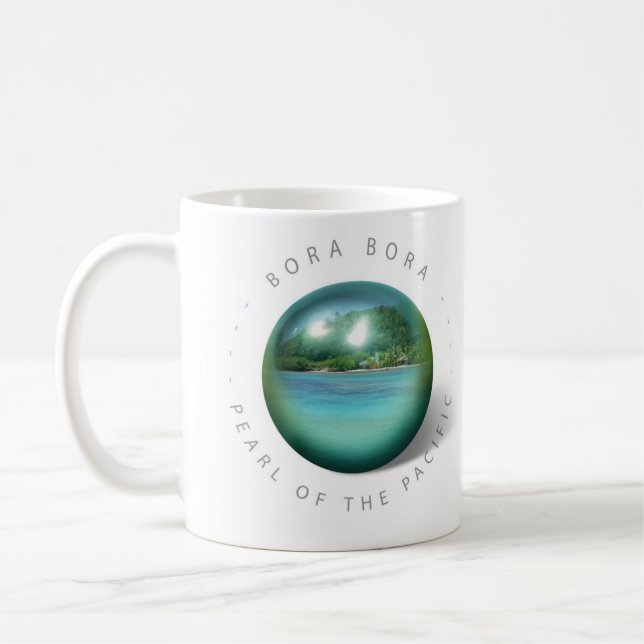 Taza de la perla de Bora Bora (Izquierda)