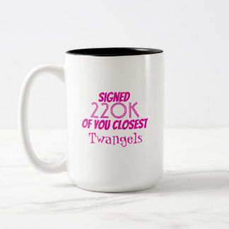 Taza de la petición de la caja de P.O. de Angie