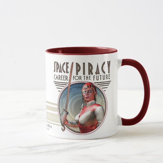 Taza de la piratería del espacio (Derecha)