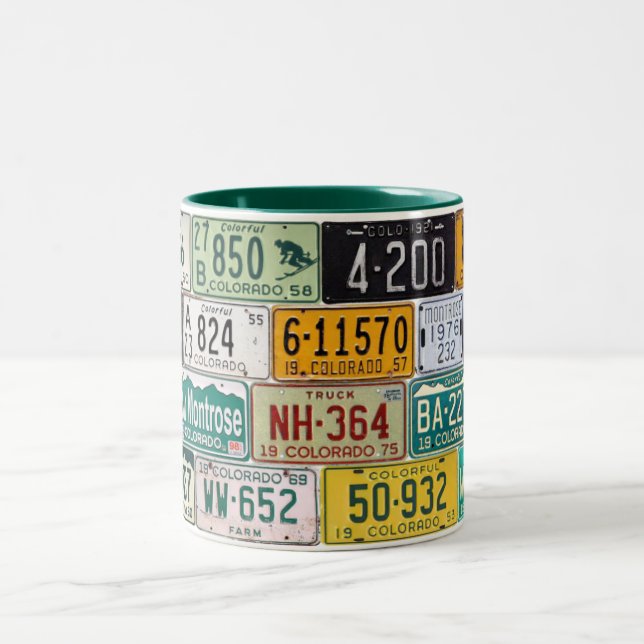 Taza de la placa de Colorado (Centro)