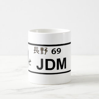 Taza de la placa de JDM