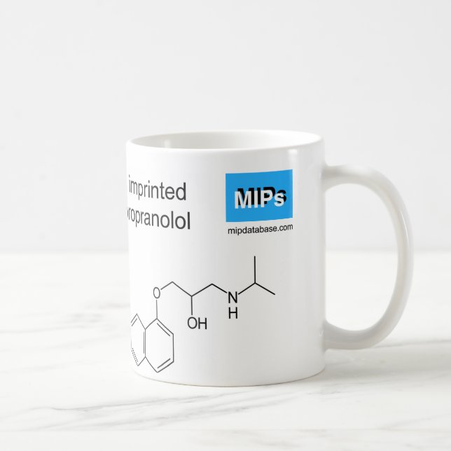 taza de la plantilla del propranolol (Derecha)