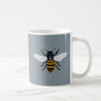 Taza de la plata de la mente de la colmena