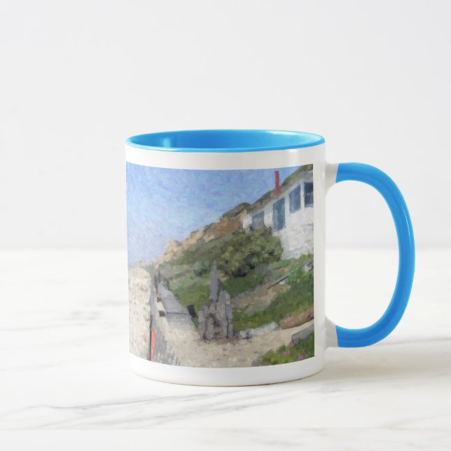 Taza "de la playa cristalina de la ensenada" (Derecha)