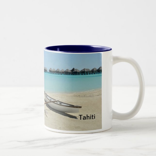Taza de la playa de Tahití Bora Bora (Derecha)