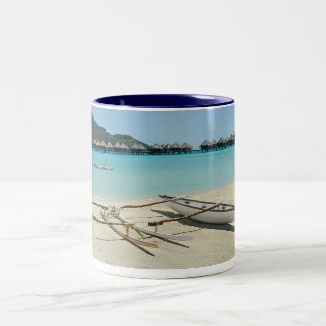 Taza de la playa de Tahití Bora Bora (Centro)