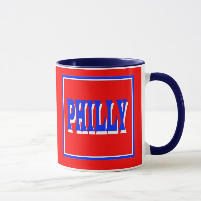 Taza de la Plaza Roja de Philly (Derecha)