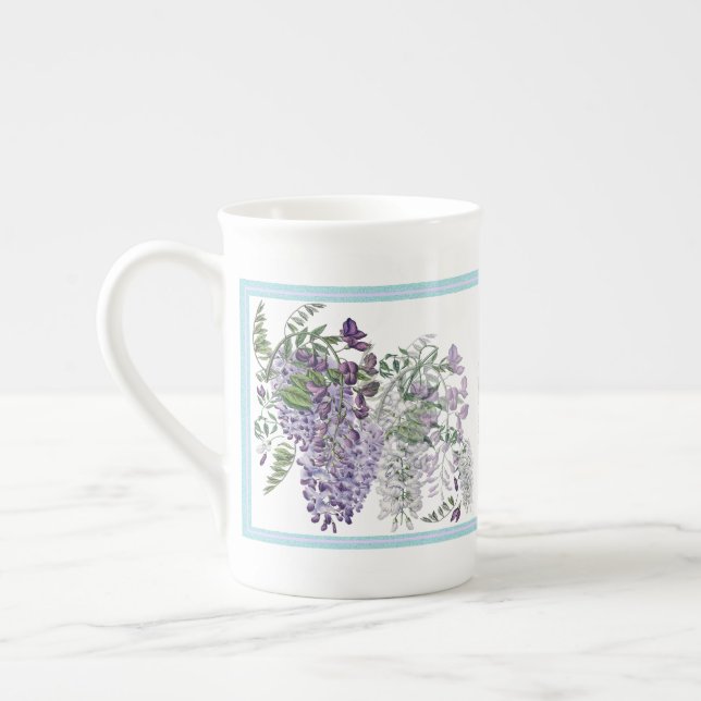 Taza de la porcelana de hueso de Botanique de la (Izquierda)