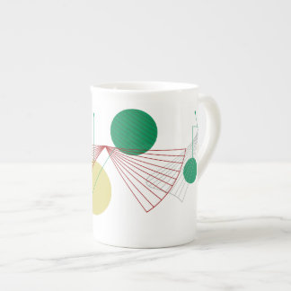 Taza de la porcelana de hueso de la FANFARRIA