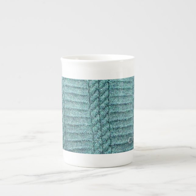 Taza de la porcelana de hueso de la nación de (Frente)