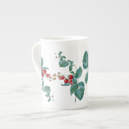 Taza de la porcelana de hueso de Redoute de las
