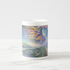 Taza de la porcelana de hueso de "Starscape"