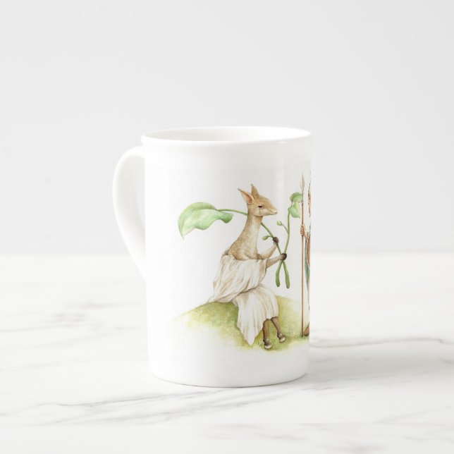 Taza de la porcelana de hueso del ataúd de las (Izquierda)