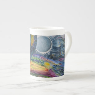 Taza de la porcelana de la edición limitada,