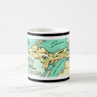 Taza de la postal del vintage de Yooper