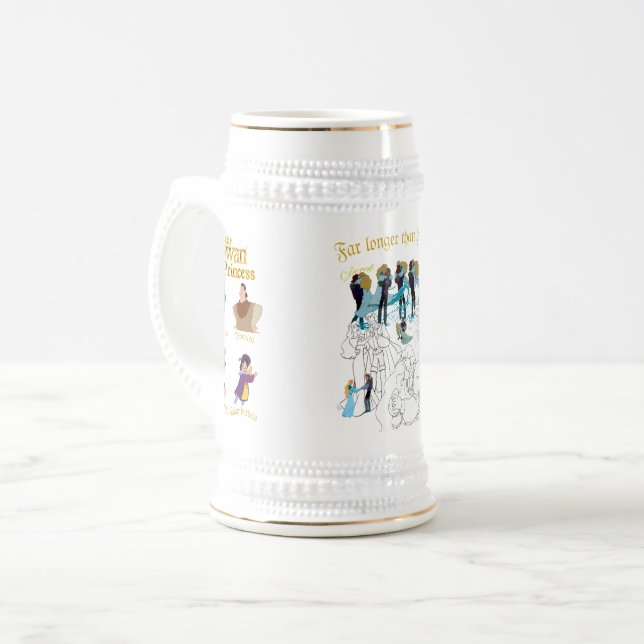 Taza de la Princesa Real del cisne basada en (Anverso izquierdo)